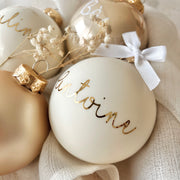 Boule de Noël personnalisée