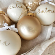 Boule de Noël personnalisée