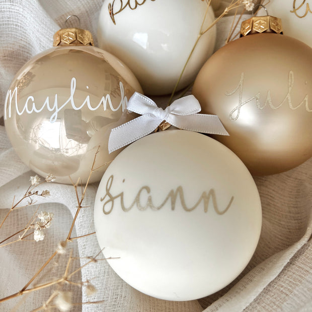 Boule de Noël personnalisée